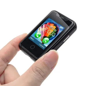 LONG-CZ 8XR Mini Super Small Mobile Phone 1.77" Touch Screen Dual SIM 2G GSM Bluetooth Pocket Cell Phone