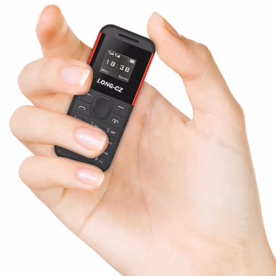 LONG-CZ BM222 Mini Mobile Phone Dual SIM GSM 2G Tiny Pocket Phone with Voice Changer & Call Recorder 1